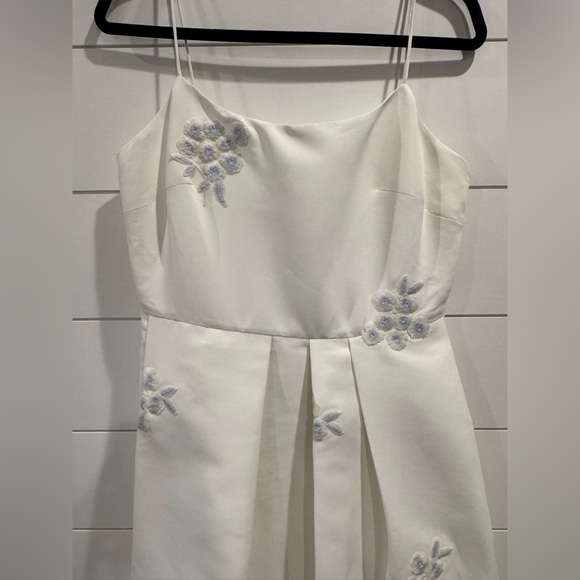 Sachin & Babi Audra ivory embroidered floral midi dress - Picture 5 of 9